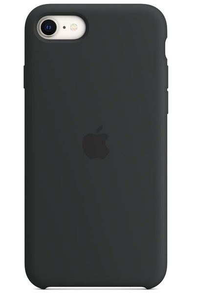 Apple iPhone SE (2022/2020) - Silicone suojakuori - Midnight (musta)