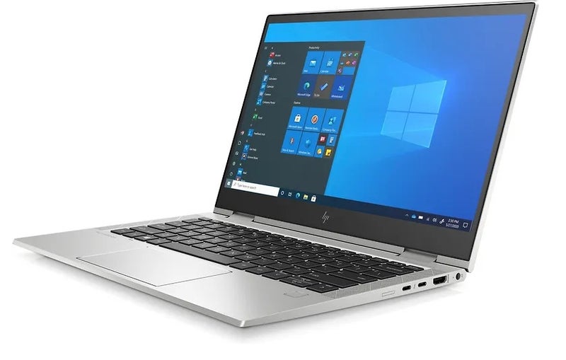 HP:n kannettavasta l&ouml;ytyy my&ouml;s kattavat C USB liittimet sek&auml; HDMI liitin