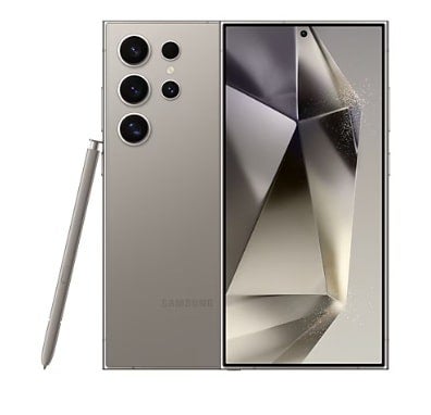 Tarkistettu & huollettu Samsung Galaxy S24 Ultra, harmaa - 12kk takuulla