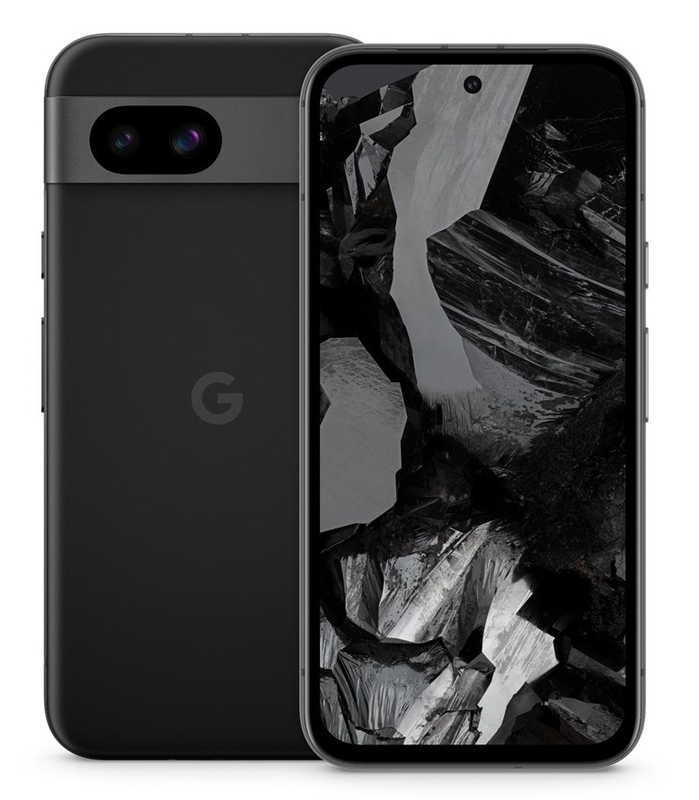 Tarkistettu & huollettu Google Pixel 8a, musta - 12kk takuulla