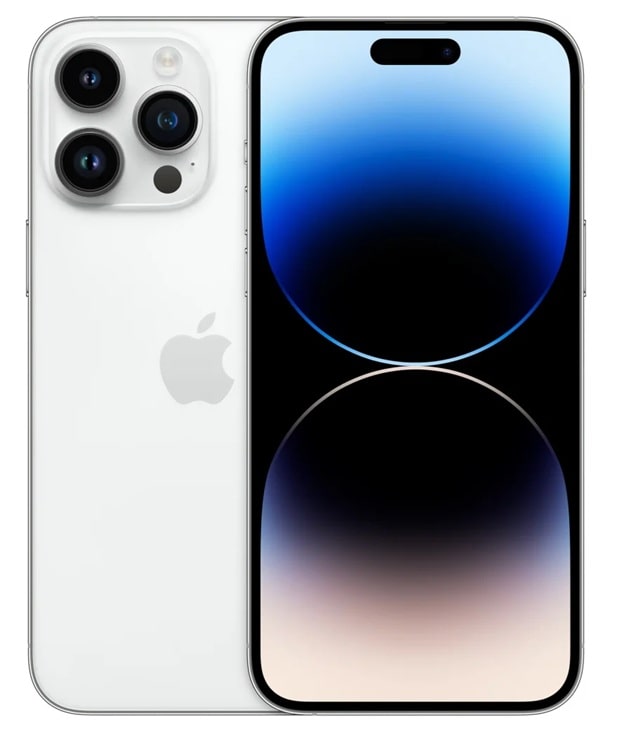 Tarkistettu & huollettu Apple iPhone 14 Pro Max, hopea - 12kk takuulla