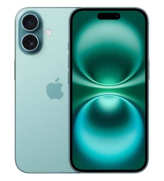 Tarkistettu & huollettu Apple iPhone 16, vihre&auml; - 12kk takuulla