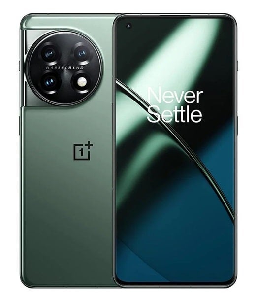 Tarkistettu & huollettu OnePlus 11 vihre&auml; 5G puhelin, 12kk takuulla