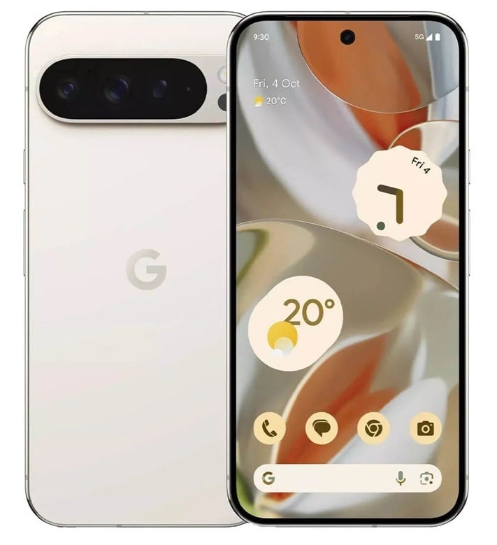 Tarkistettu & huollettu Google Pixel 9 Pro, valkoinen - 12kk takuulla