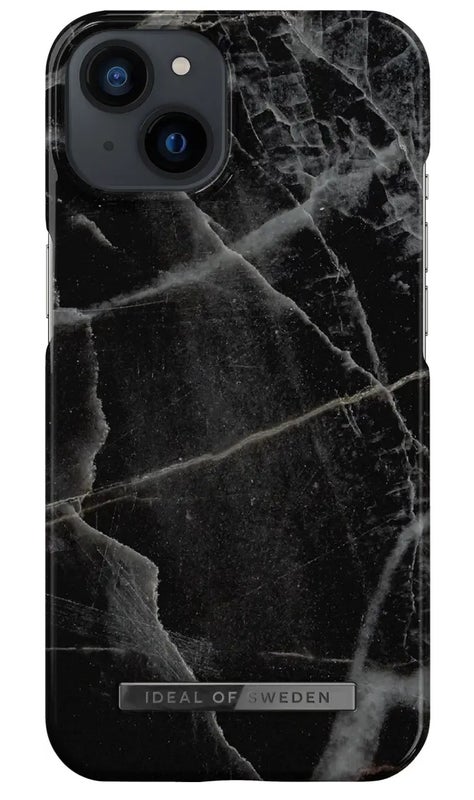 iDeal Of Sweden iPhone 13/14 - Fashion Case Black Thunder Marble