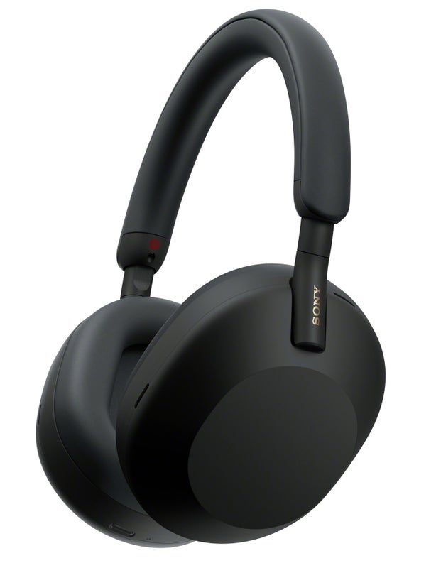 Tarkistetut ja huolletut Sonyn laadukkaat WH-100XM5 sarjan kuulokkeet, mustat