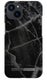 Apple iPhone 13/14, iDeal Of Sweden Fashion Case - Black Thunder Marble